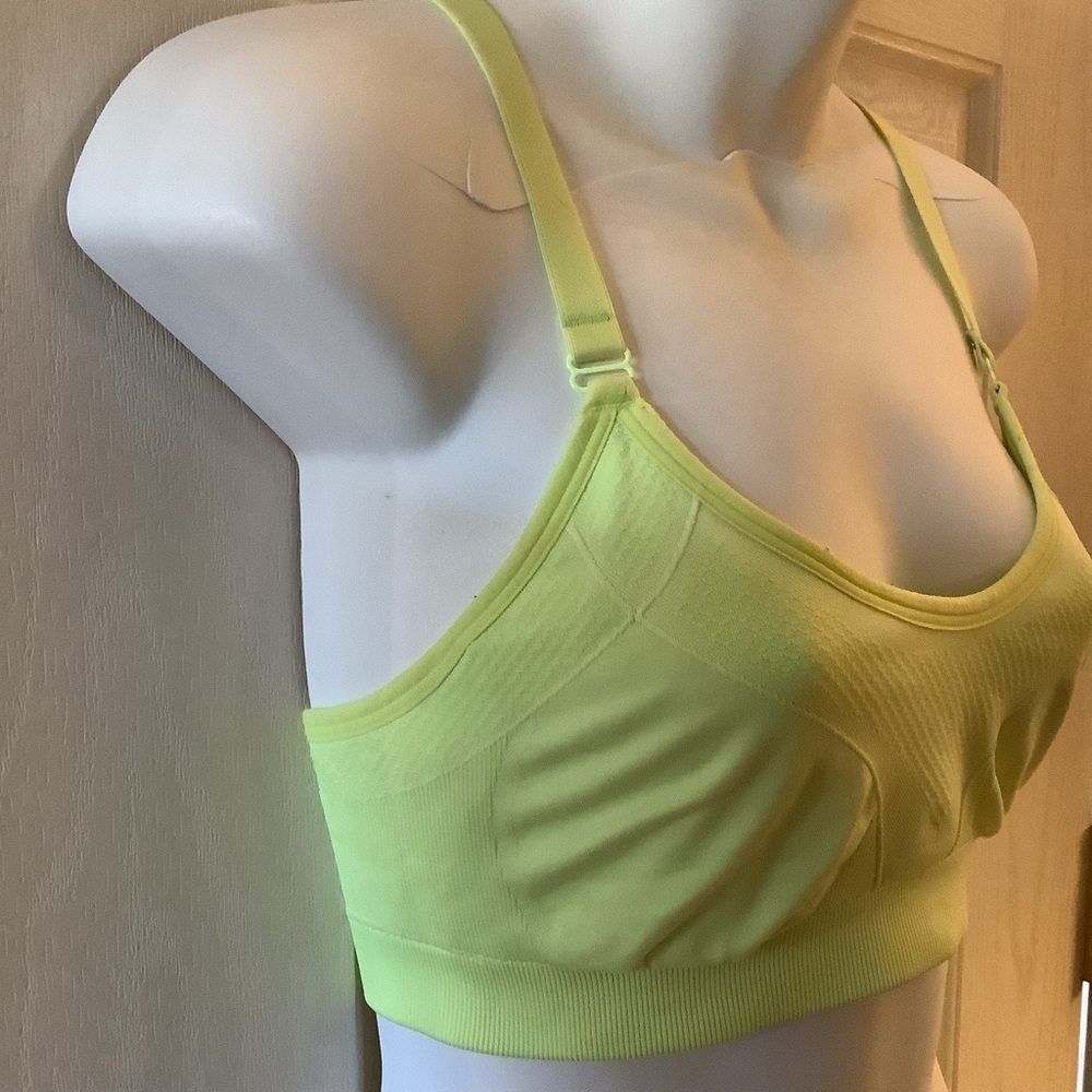 Women's Yellow Sports Bra - Picture 5 of 8